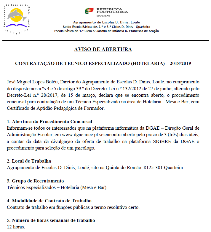 12h Hotelaria
