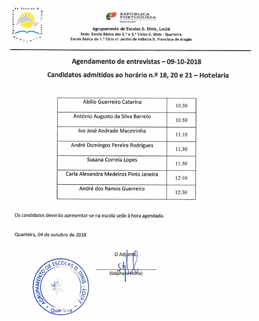 AgendamentoEntrevistah18h20h21