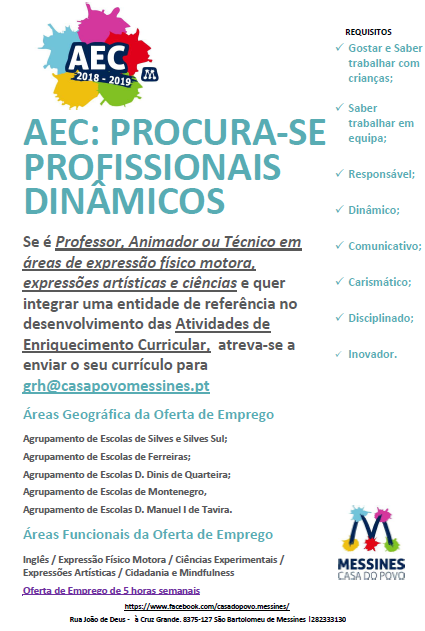 AEC oferta emprego