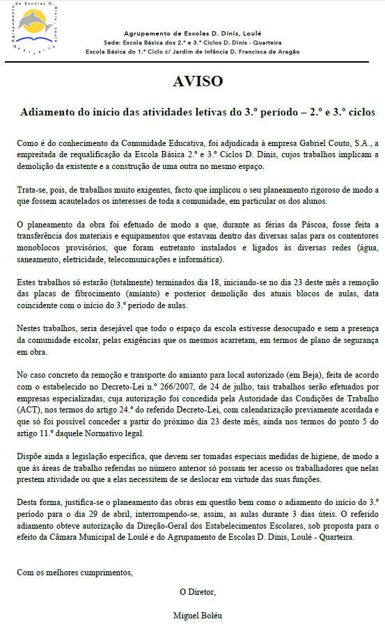 Adiamento 3periodo
