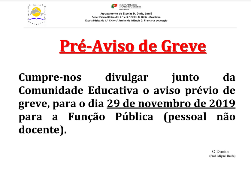 Pre avisodeGreve
