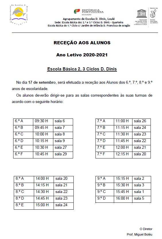 Calendario Escolar 6789 anos