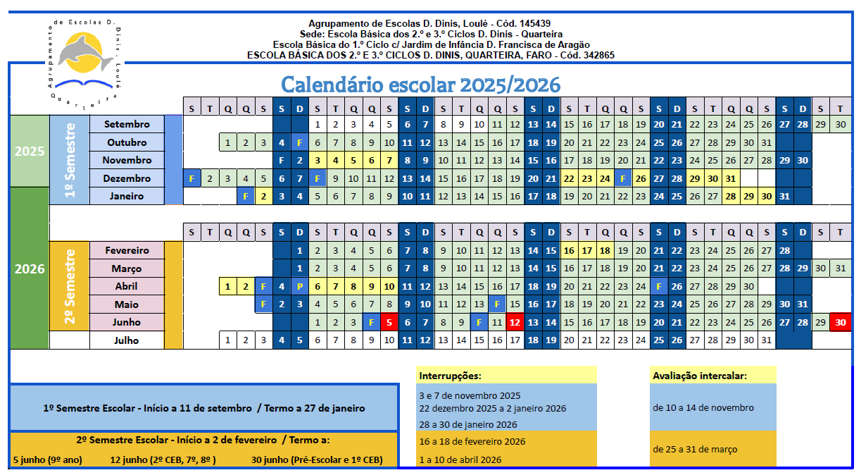 Calendario Escolar 25 26